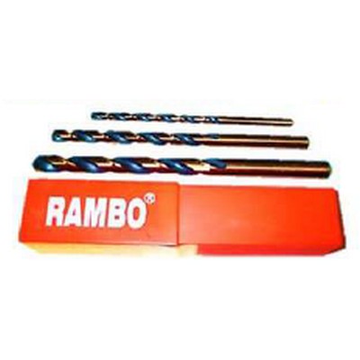 RAMBO-黑金鋒鋼鑽咀(圓柄/加長)-公制2mm-10mm