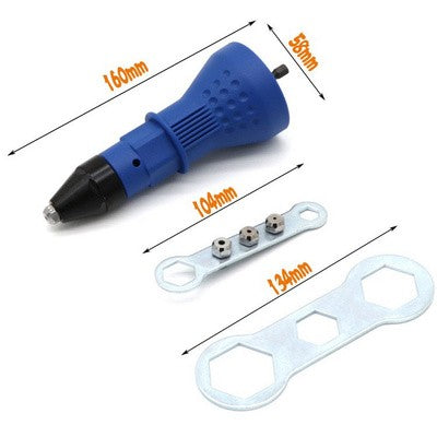 Bossman-Electric drill nail head