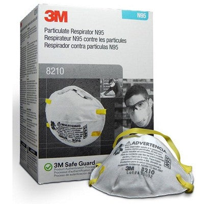 3M-N95 防粉尘即弃口罩8210 (20个/盒)