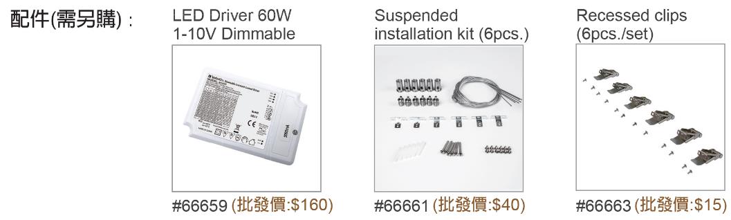LED Backlit Panel 60W